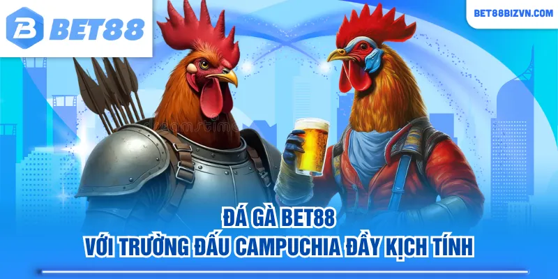 Đá Gà BET88 với trường đấu Campuchia đầy kịch tính